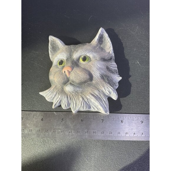 Green Eye Cat Face Wall Table Decoration - Picture 3 of 4